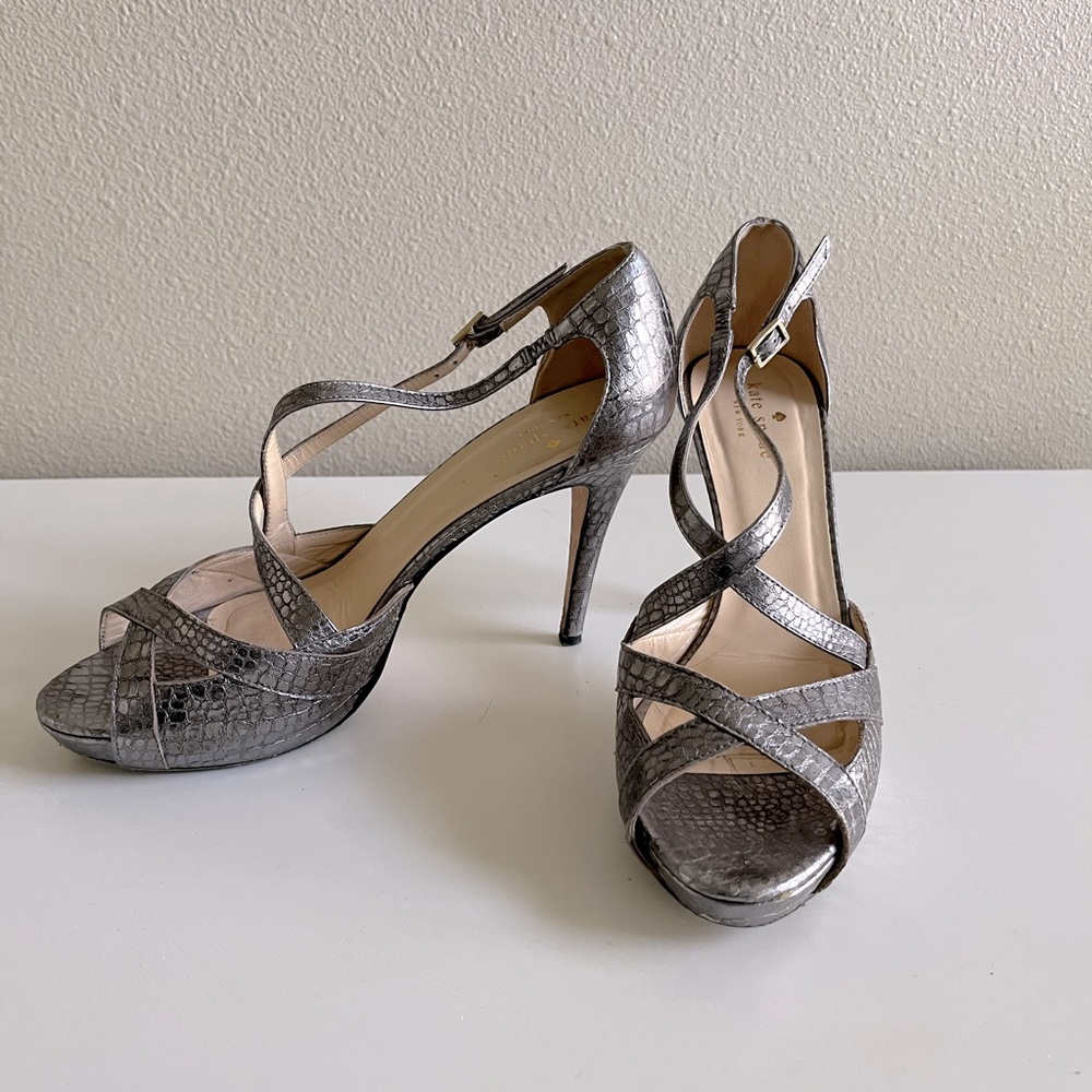 Kate Spade Metallic Heels